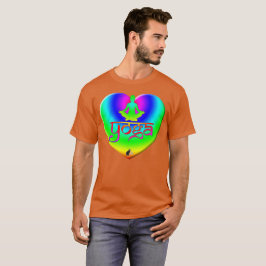 Yoga Rainbow Intences Heart T-Shirt