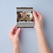 Yoga-reclameboodschapper Flyer (Hand)