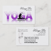 Yoga Reflections, Yoga Instructor, Yoga Class Visitekaartje (Voorkant / Achterkant)