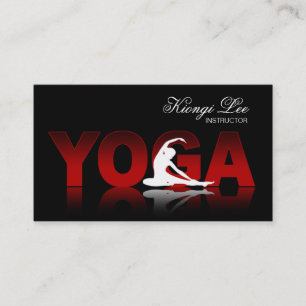 Yoga Reflections, Yoga Instructor, Yoga Class Visitekaartje