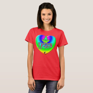 Yoga Regenboog Intenties Hart T-Shirt