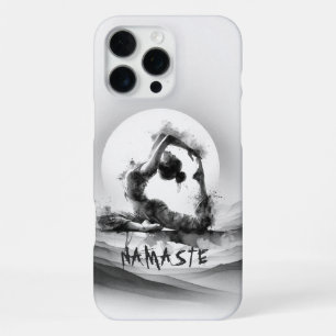 Yoga Reiki Eénbenige Koning Duif Houding Waterverf iPhone 16 Pro Max Hoesje