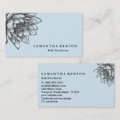 Yoga Reiki Energie Genezer Licht Gevulde Lotus Visitekaartje (Voorkant / Achterkant)