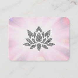 *~* Yoga Reiki Healing Energy Glitter Lotus Rays  Visitekaartje