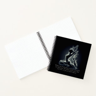 Yoga Reiki-instructeur eenpotige koningsduifhoudin Notitieboek