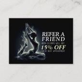 Yoga Reiki Instructeur One-Legged King Pigeon Pose Aanbevelingskaartje (Voorkant)