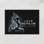 Yoga Reiki Instructeur One-Legged King Pigeon Pose Afsprakenkaartje (Voorkant)