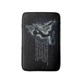 Yoga Reiki Instructeur One-Legged King Pigeon Pose Badmat (Voorkant Verticaal)