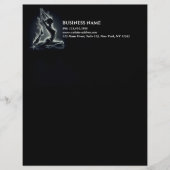 Yoga Reiki Instructeur One-Legged King Pigeon Pose Briefhoofd (Voorkant)