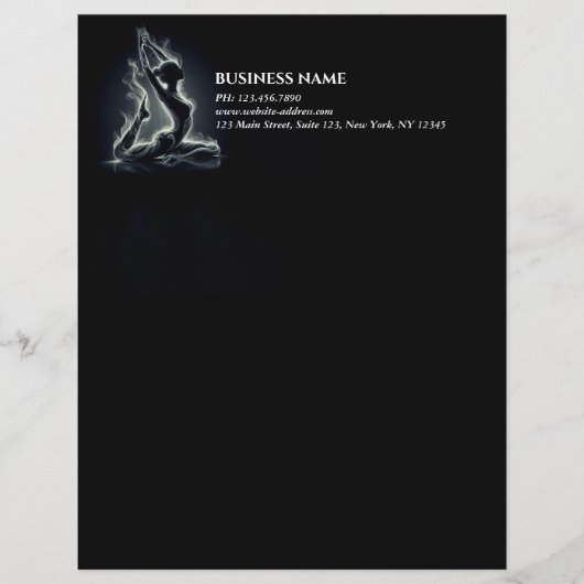 Yoga Reiki Instructeur One-Legged King Pigeon Pose Briefhoofd (Voorkant)