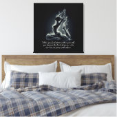 Yoga Reiki Instructeur One-Legged King Pigeon Pose Canvas Afdruk (Insitu (Slaapkamer))