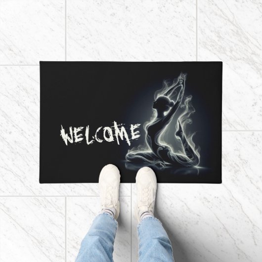 Yoga Reiki Instructeur One-Legged King Pigeon Pose Deurmat (Binnen)