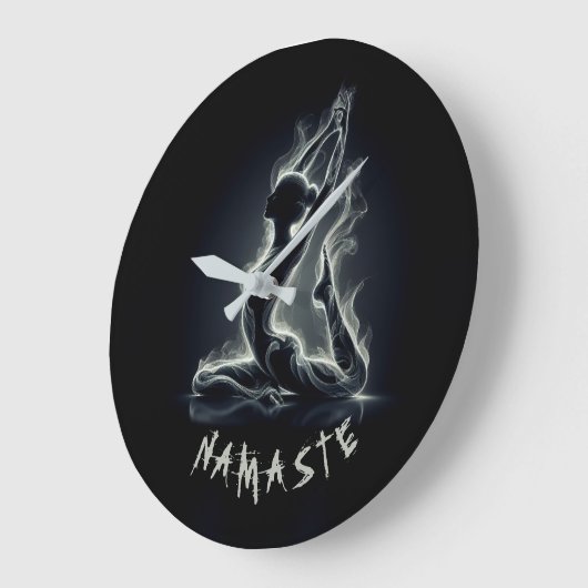 Yoga Reiki Instructeur One-Legged King Pigeon Pose Grote Klok (Hoek)