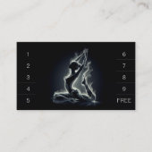 Yoga Reiki Instructeur One-Legged King Pigeon Pose Klantenkaartje (Voorkant)