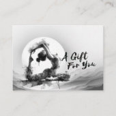 Yoga Reiki Instructeur One-Legged King Pigeon Pose Kortingskaartje (Voorkant)