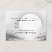 Yoga Reiki Instructeur One-Legged King Pigeon Pose Kortingskaartje (Achterkant)