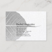 Yoga Reiki Instructeur One-Legged King Pigeon Pose Kortingskaartje (Achterkant)