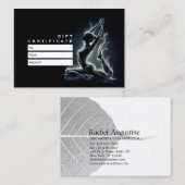 Yoga Reiki Instructeur One-Legged King Pigeon Pose Kortingskaartje (Voorkant / Achterkant)