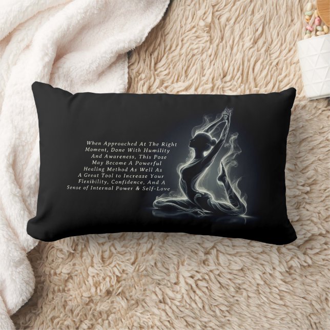 Yoga Reiki Instructeur One-Legged King Pigeon Pose Kussen (Deken)