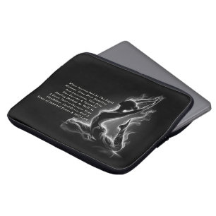 Yoga Reiki Instructeur One-Legged King Pigeon Pose Laptop Sleeve