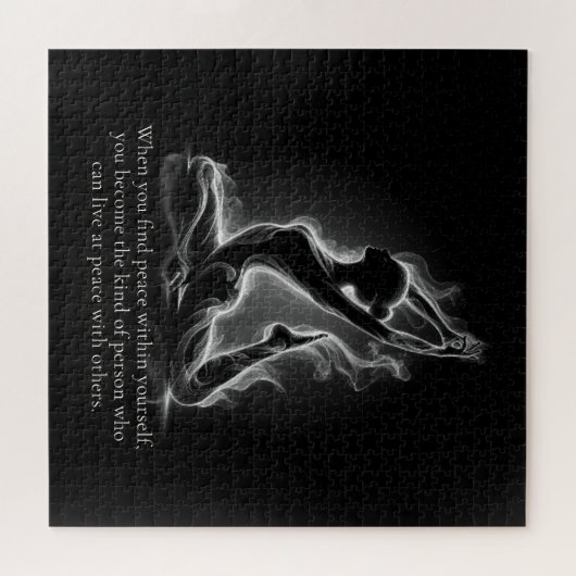 Yoga Reiki Instructeur One-Legged King Pigeon Pose Legpuzzel (Horizontaal)