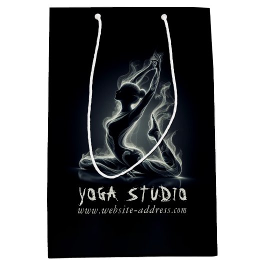 Yoga Reiki Instructeur One-Legged King Pigeon Pose Medium Cadeauzakje (Voorkant)