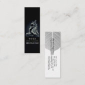 Yoga Reiki Instructeur One-Legged King Pigeon Pose Mini Visitekaartje (Voorkant / Achterkant)