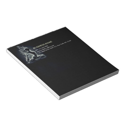 Yoga Reiki Instructeur One-Legged King Pigeon Pose Notitieblok (Schuin)