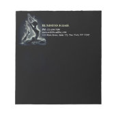 Yoga Reiki Instructeur One-Legged King Pigeon Pose Notitieblok (Voorkant)