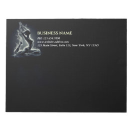 Yoga Reiki Instructeur One-Legged King Pigeon Pose Notitieblok