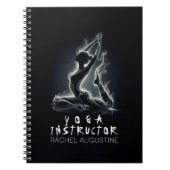 Yoga Reiki Instructeur One-Legged King Pigeon Pose Notitieboek (Voorkant)