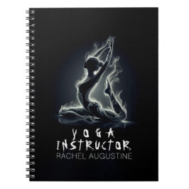 Yoga Reiki Instructeur One-Legged King Pigeon Pose Notitieboek