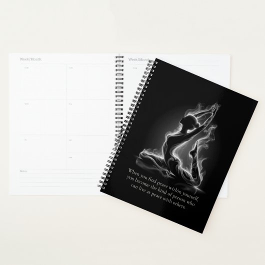 Yoga Reiki Instructeur One-Legged King Pigeon Pose Planner (Display)