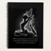 Yoga Reiki Instructeur One-Legged King Pigeon Pose Planner (Voorkant)