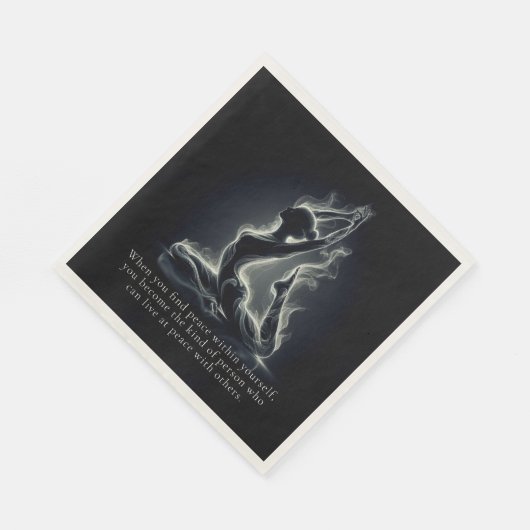 Yoga Reiki Instructeur One-Legged King Pigeon Pose Servet (Hoek)