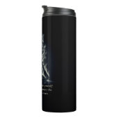 Yoga Reiki Instructeur One-Legged King Pigeon Pose Thermosbeker (Geroteerd rechts)