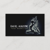 Yoga Reiki Instructeur One-Legged King Pigeon Pose Visitekaartje (Voorkant)