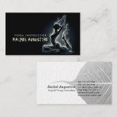 Yoga Reiki Instructeur One-Legged King Pigeon Pose Visitekaartje (Voorkant / Achterkant)