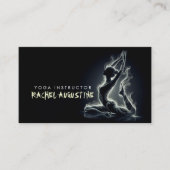 Yoga Reiki Instructeur One-Legged King Pigeon Pose Visitekaartje (Voorkant)