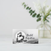 Yoga Reiki Instructeur One-Legged King Pigeon Pose Visitekaartje (Staand voorkant)