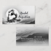 Yoga Reiki Instructeur One-Legged King Pigeon Pose Visitekaartje (Voorkant / Achterkant)