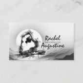 Yoga Reiki Instructeur One-Legged King Pigeon Pose Visitekaartje (Voorkant)