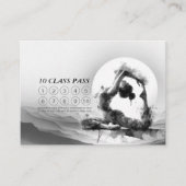 Yoga Reiki One-Legged King Pigeon Pose Class Pass Klantenkaartje (Voorkant)