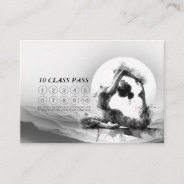 Yoga Reiki One-Legged King Pigeon Pose Class Pass Klantenkaartje