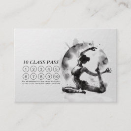 Yoga Reiki One-Legged King Pigeon Pose Class Pass Klantenkaartje