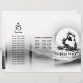 Yoga Reiki One-Legged King Pigeon Pose Waterverf (Voorkant / Achterkant)