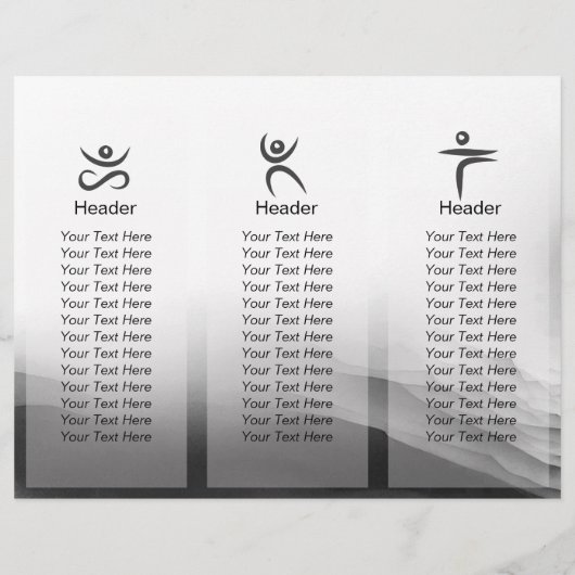 Yoga Reiki One-Legged King Pigeon Pose Waterverf (Achterkant)