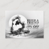 Yoga Reiki One-Legged King Pigeon Pose Waterverf Aanbevelingskaartje (Voorkant)