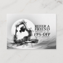 Yoga Reiki One-Legged King Pigeon Pose Waterverf Aanbevelingskaartje