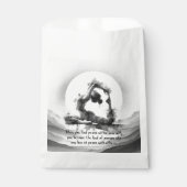 Yoga Reiki One-Legged King Pigeon Pose Waterverf Bedankzakje (Voorkant)